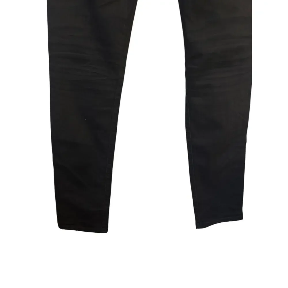 ACNE STUDIOS Thin Stay Cash Men’s Skinny Jeans Black Wash Cotton Blend Sz 30x32